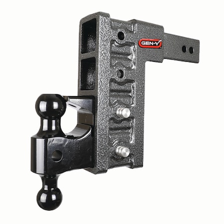Gen-Y Hitch MEGA-DUTY 2.5 Shank 9 Drop 3K TW 21K Hitch & GH-061 Dual-Ball & GH-062 Pintle Lock GH-624